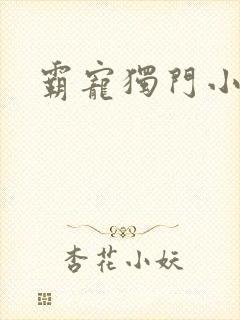 霸宠独门小娇妻