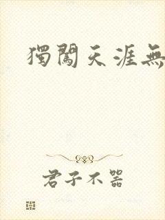 独闯天涯无弹窗