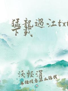 猛龙过江txt下载