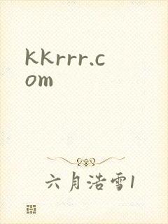 kkrrr.com