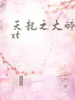 天龙之大醉侠txt