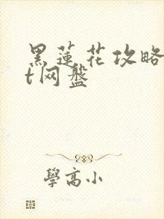 黑莲花攻略txt网盘