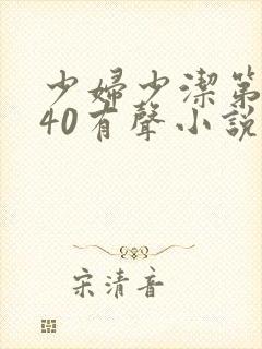 少妇少洁第1一40有声小说