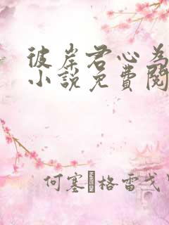 彼岸君心为我倾小说免费阅读