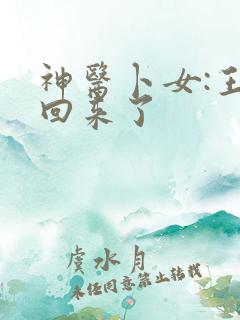 神医卜女:王妃回来了