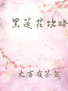 黑莲花攻略手册