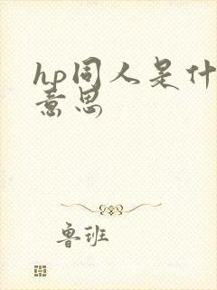 hp同人是什么意思