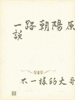 一路朝阳原著小说