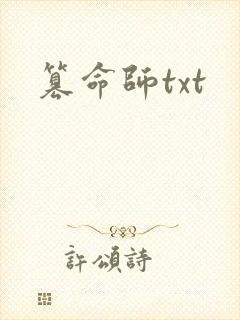 篡命师txt