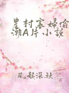 农村寡妇偷人高潮A片小说