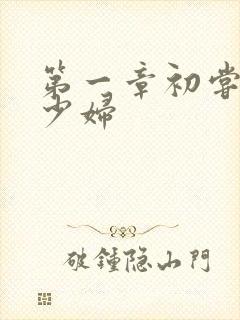 第一章初尝云雨少妇