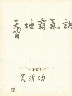 天地霸气诀无弹窗