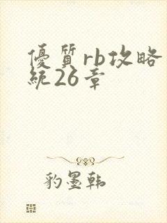 优质rb攻略系统26章