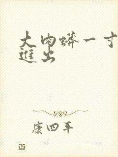 大肉蟒一寸一寸进出