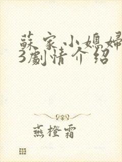 苏家小媳妇1v3剧情介绍