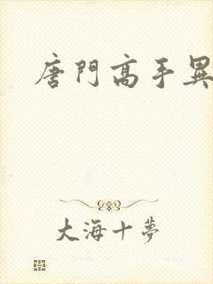 唐门高手异界游