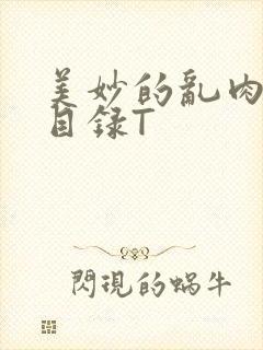 美妙的乱肉沉沦目录T