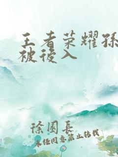 王者荣耀孙尚香被后入