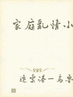 家庭乱情小说