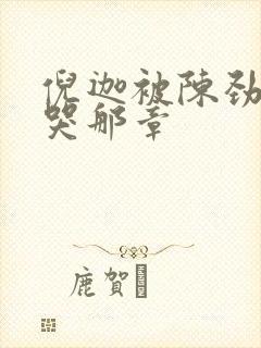 倪迦被陈劲生做哭那章