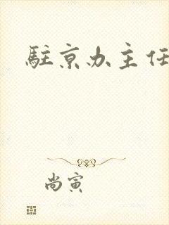 驻京办主任对手