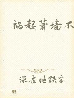 祸起萧墙不知戢