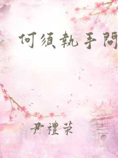 何须执手问年华