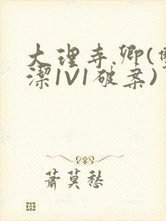 大理寺.卿(双洁1V1破案)