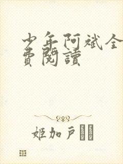 少年阿斌全文免费阅读