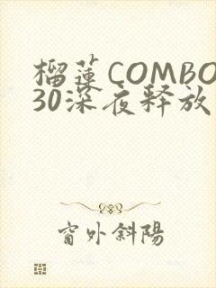 榴莲COMBO30深夜释放自己