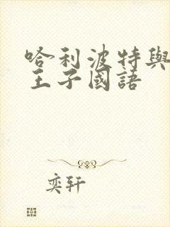 哈利波特与混血王子国语