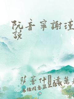 阮音宁谢瑾之小说