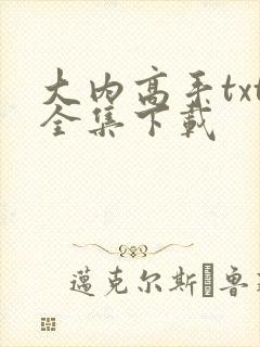 大内高手txt全集下载