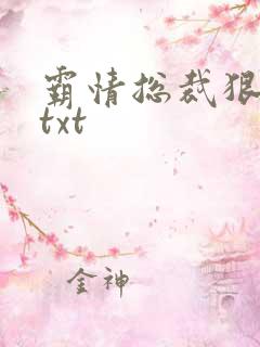 霸情总裁狠狠爱txt