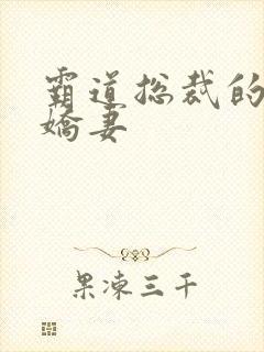 霸道总裁的甜心娇妻