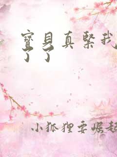 宝贝真紧我忍不了了