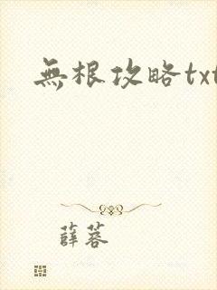 无根攻略txt