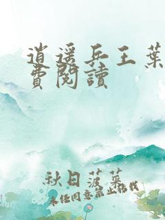 逍遥兵王叶成免费阅读