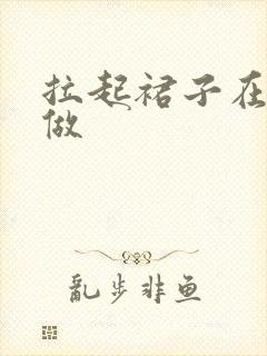 拉起裙子在厨房做