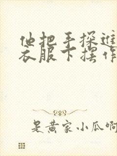 他把手探进我的衣服下摆作文