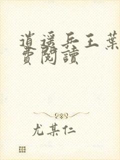 逍遥兵王叶成免费阅读