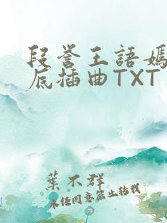 段誉王语嫣在井底插曲TXT