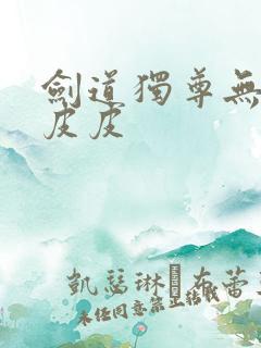 剑道独尊无弹窗皮皮