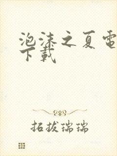 泡沫之夏电视剧下载