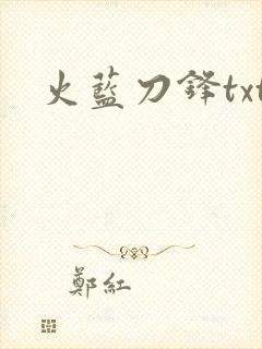 火蓝刀锋txt
