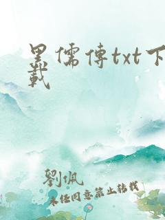 黑儒传txt下载