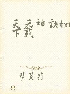 天元神诀txt下载