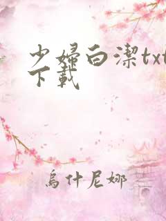 少妇白洁txt下载