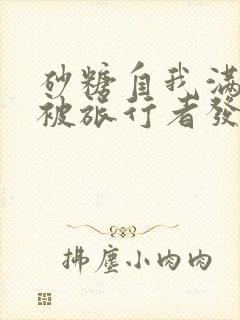 砂糖自我满足时被旅行者发现小说