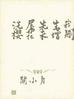 洗屋先生我和那樱花未增删带翻译